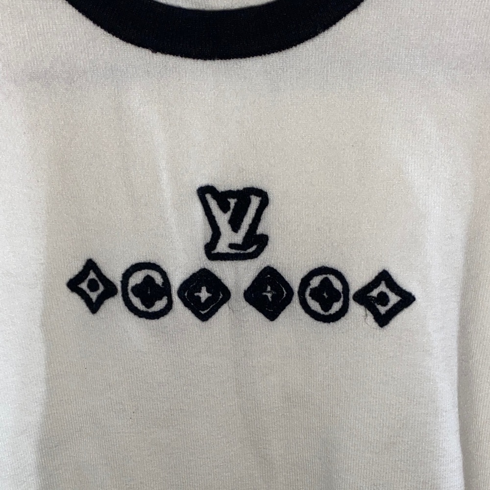 White Crop T-Shirt - Picture 3 of 3